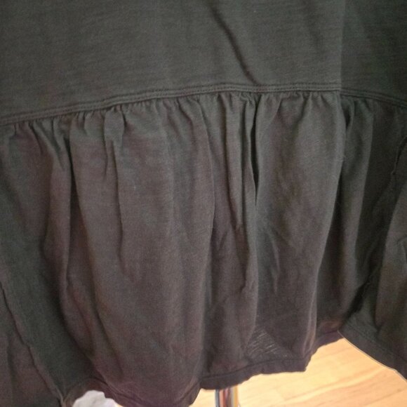 Neon Buddha Lagonlook Minimalist Oversized Black Peplum Tunic Size S - Picture 5 of 8